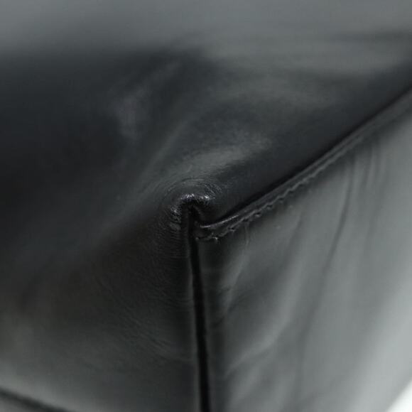 GUCCI Bamboo Shoulder Bag Leather Black Gold 001 001 - Picture 16 of 16